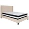 Flash Furniture Platform Bed Set, Riverdale, Full, Beige HG-BM-34-GG - alternate 5